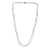 Pearl Necklace with Ball Clasp in 14K Yellow Gold, view 2