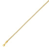 Sterling Silver with Gold Plated Ice Barrel Chain (3.80 mm), view 2