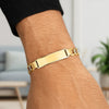 14k Yellow Gold Pave Curb ID Bracelet (11.00 mm), view 3