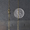 18K Yellow Gold Fine Paperclip Chain (1.50 mm)