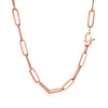 14K Rose Gold Bold Paperclip Chain (4.2 mm)