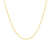 14k Yellow Gold Round Cable Link Chain (1.1 mm)