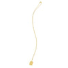 Moon and Stars Necklace in 14K Yellow Gold, view 3