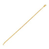 Moon Cut Bead Chain Bracelet in 14k Yellow Gold (3.00 mm)