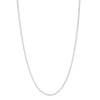 Sterling Silver Rhodium Plated Oval Snake Chain (2.60 mm), view 2