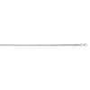 Sterling Silver Rhodium Plated Oval Snake Chain (2.60 mm), view 3