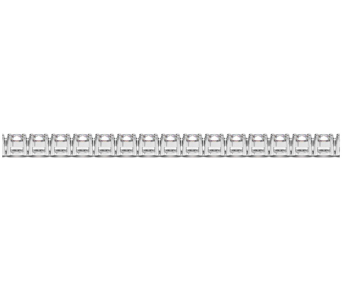 Lab Grown Round Diamond Tennis Bracelet in 14K White Gold (8 cctw F/G VS2/SI1), view 3