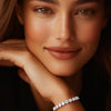 Lab Grown Round Diamond Tennis Bracelet in 14K White Gold (8 cctw F/G VS2/SI1), view 5