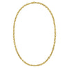 14K Yellow Gold Square Byzantine Chain Necklace (2.00 mm), view 2