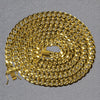 14k Yellow Gold Semi Solid Miami Cuban Chain (5.00 mm)