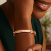14k Rose Gold Trilogy Diamond Bangle (5.40 mm), view 4