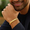 14k Yellow Gold 8 inch Mens Curb Chain Bracelet (8.00 mm), view 4