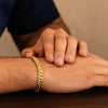 14k Yellow Gold 8 inch Mens Curb Chain Bracelet (8.00 mm), view 5