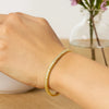 14k Yellow Gold Diamante Flex Bracelet (5.80 mm), view 4