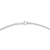 Sterling Silver Rhodium Plated Octagonal Snake Chain (2.40 mm), view 5
