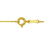 Open Heart and Pearl Necklace in 14K Yellow Gold, view 6