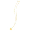 14K Yellow Gold Papillon Butterfly Necklace, view 3