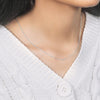 14k White Gold Round Wheat Chain (0.80 mm)