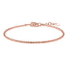 14K Rose Gold Diamond Cut Stack Bangle Bracelet (1.80 mm), view 2
