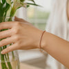 14K Rose Gold Diamond Cut Stack Bangle Bracelet (1.80 mm), view 3