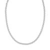 Sterling Silver Rhodium Plated Rolo Chain (5.70 mm), view 3