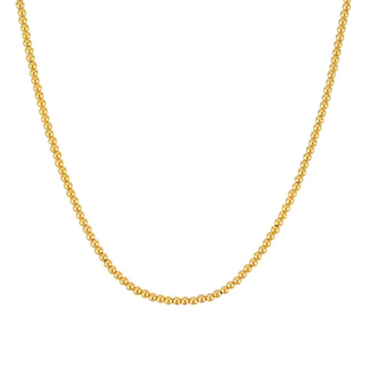 14K Yellow Gold Bead Chain (3.00 mm)