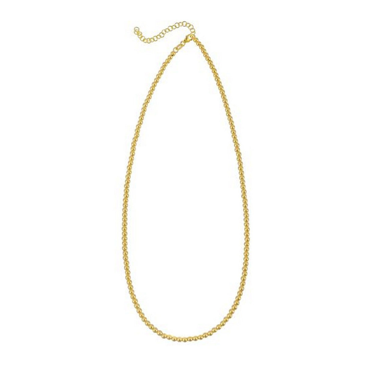 14K Yellow Gold Bead Chain (3.00 mm), view 2