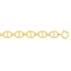 14K Yellow Gold High Polish Oval Mariner Link Necklace (13.80 mm), view 4