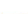 14K Yellow Gold Mini Initial T Bracelet, view 2