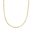 Sterling Silver Yellow Gold Plated Diamond Cut Franco Chain (3.80 mm), view 2