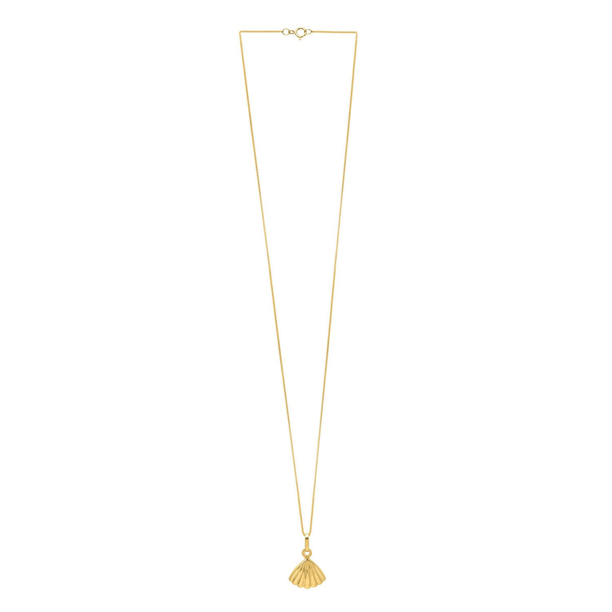 Sea Shell Necklace in 10K Yellow Gold, view 2