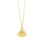 Sea Shell Necklace in 10K Yellow Gold, view 7