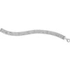 14k White Gold Faceted Panther Link Chain Bracelet, view 2