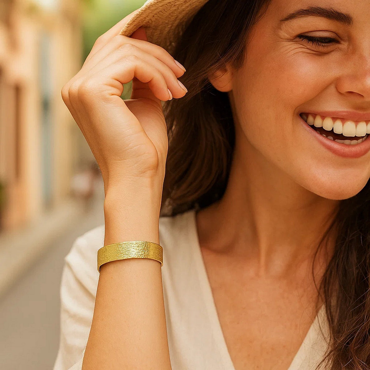Glacier Bracelet in 14K Yellow Gold (17.90 mm), view 3