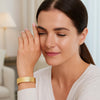Glacier Bracelet in 14K Yellow Gold (17.90 mm), view 4