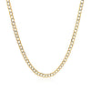 14k Two Tone Gold Pave Curb Chain (2.60 mm)