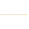 14k Two Tone Gold Pave Curb Chain (2.60 mm)