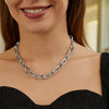 Sterling Silver Squared Paperclip Chain (10.20 mm), view 4