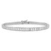 14K White Gold Mini Diamante Bracelet (4.00 mm), view 2