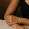 14K White Gold Mini Diamante Bracelet (4.00 mm), view 4