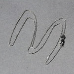 18k White Gold Diamond Cut Cable Link Chain (0.75 mm), view 5