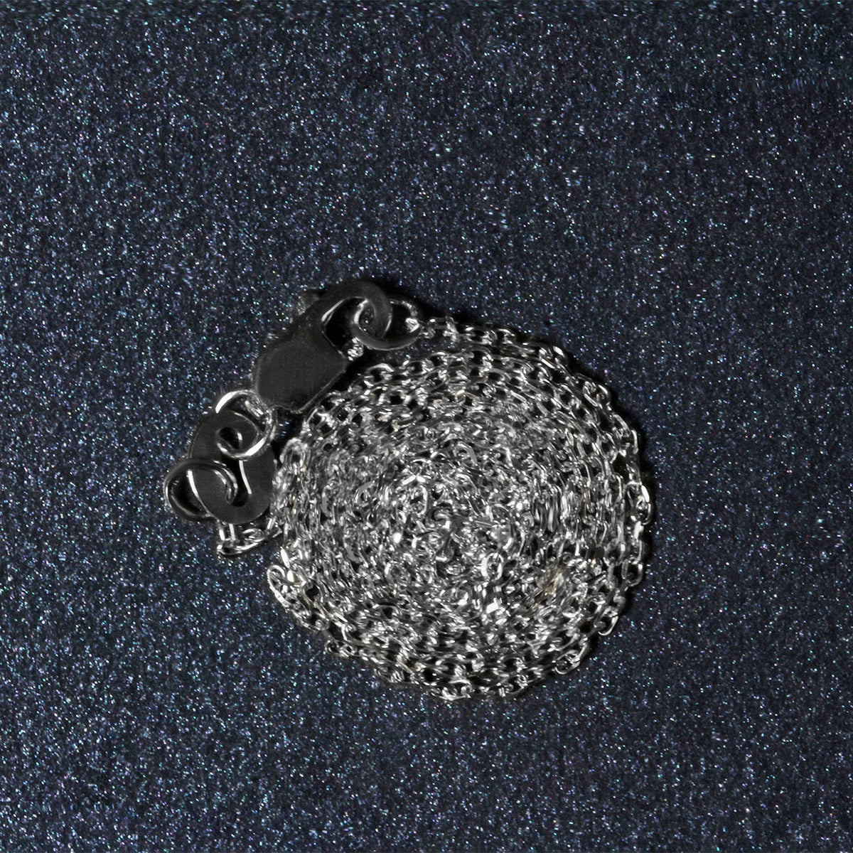 18k White Gold Diamond Cut Cable Link Chain (0.75 mm), view 6