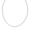 Sterling Silver Rhodium Plated Octagonal Snake Chain (3.00 mm), view 2