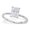 2 Carat Radiant Lab Grown IGI G/VS1 Diamond Solitaire Ring in 10K White Gold