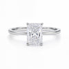 2 Carat Radiant Lab Grown IGI G/VS1 Diamond Solitaire Ring in 10K White Gold