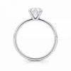 2 Carat Radiant Lab Grown IGI G/VS1 Diamond Solitaire Ring in 10K White Gold