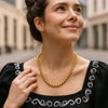 14K Yellow Gold Bead Chain (8.00 mm), view 5