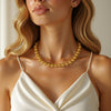 14K Yellow Gold Bead Chain (7.00 mm), view 3
