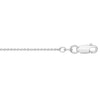 Sterling Silver Rhodium Plated Round Cable Chain (1.80 mm), view 4