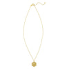 14K Yellow Gold North Star Hexagon Necklace, view 2